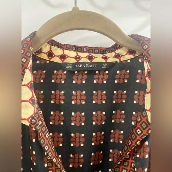 Silky collared dress - Picture 5 of 5